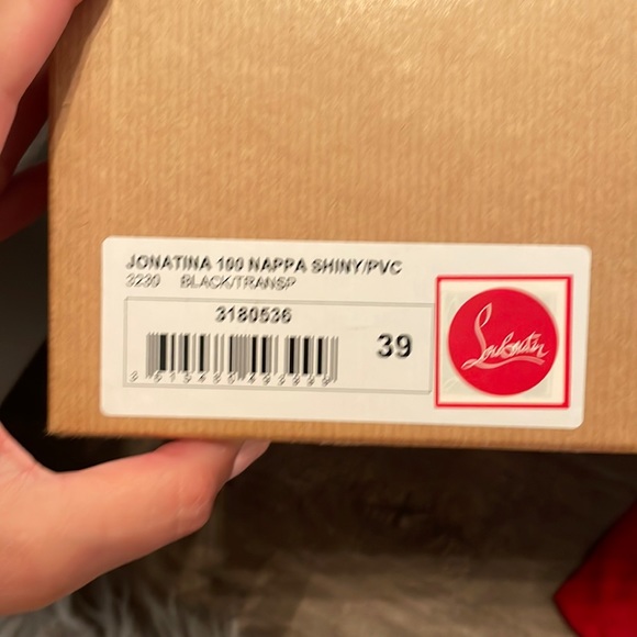 Christian Louboutin Open Toe Stilettos - Picture 2 of 7